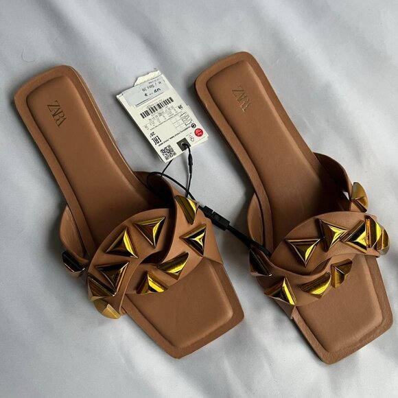 Zara Flat Sandal New Size - Picture 1 of 1
